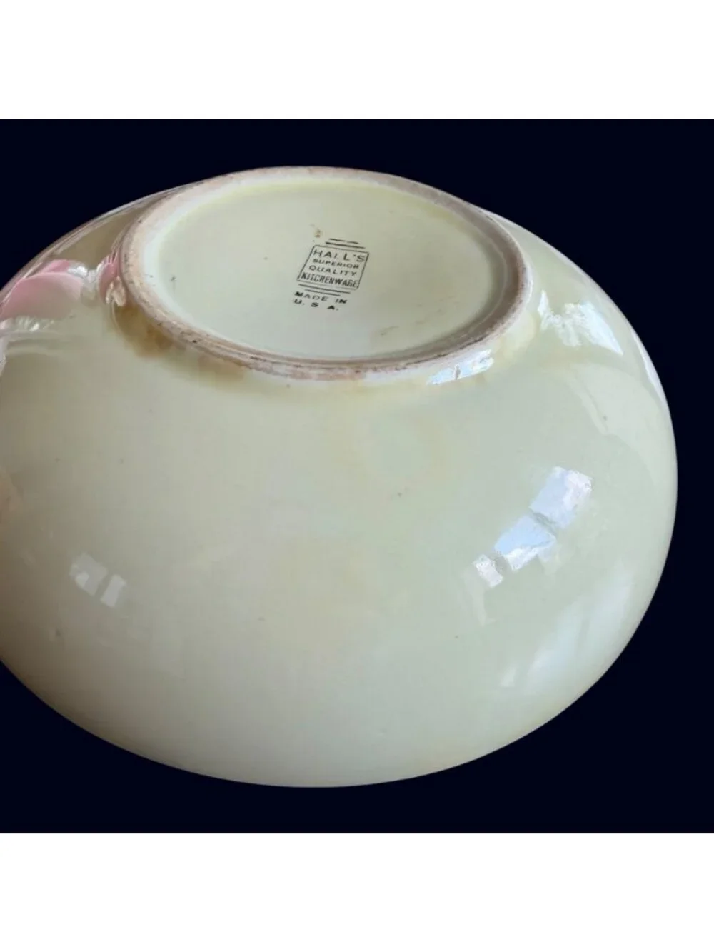 Vintage Hall's Superior Quality Kitchenware Silhouette Tavern Serving Bowl